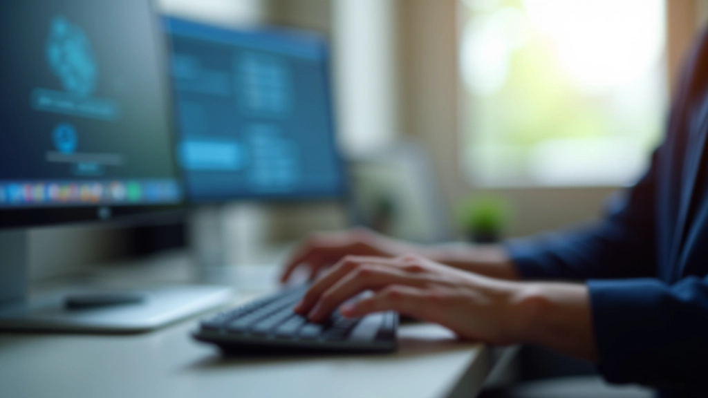 Mains tapant sur un clavier mécanique avec plusieurs onglets de navigateur ouverts en arrière-plan