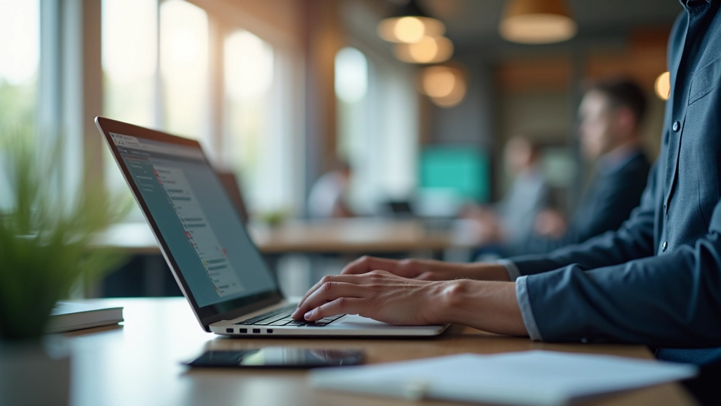 Espace de travail numérique moderne avec technologie et créativité